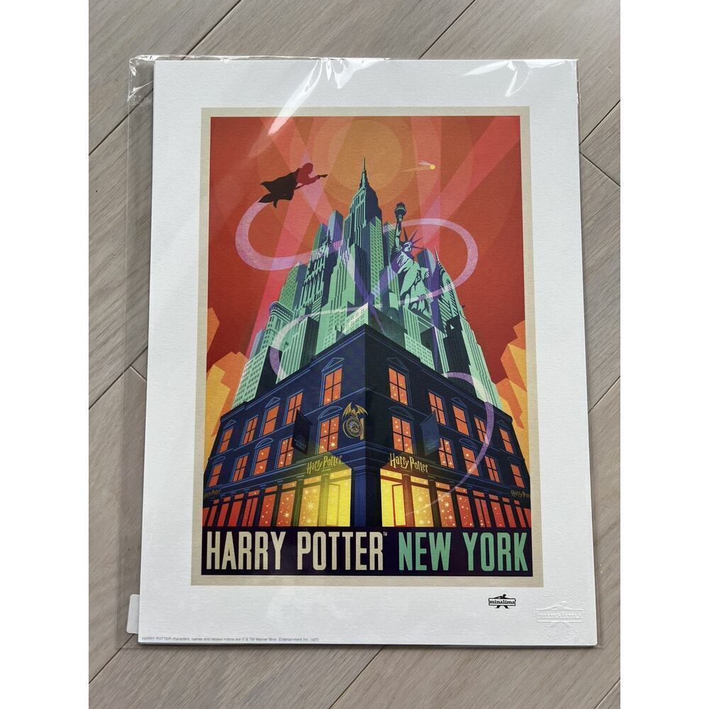 MINALIMA Harry Potter New York Exclusive Limited Print - Promo Color Poster NEW